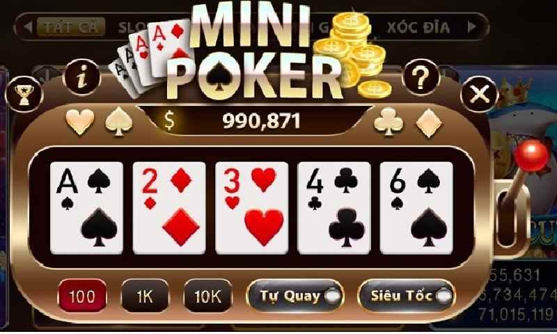 Các tính năng đặc biệt trong Nổ Hũ Mini Poker